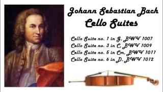 Johann Sebastian Bach  Cello suites in 432 Hz great for reading or studying [upl. by Gunther816]