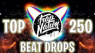 TOP 250 BEST BEAT DROP SONGS OF ALL TIME  1 Hour Version [upl. by Liu]