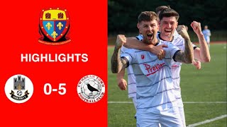 Caerleon 05 Cwmbrân Town  Gwent FA Senior cup  Quarter final highlights [upl. by Elias273]