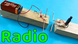 How to make the worlds easiest Radio  Do it yourself at home [upl. by Hpesoj]