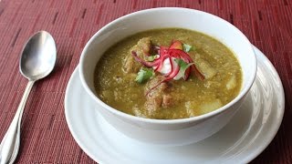 Chili Verde Recipe  Easy Pork amp Tomatillo Stew  How to Make Green Chili [upl. by Loseff]