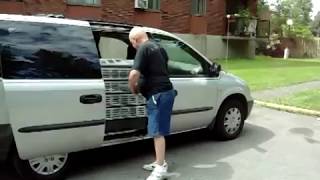 Nonpowered folding ramp for mini vans by RollARamp® [upl. by Asirralc]